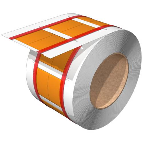 Weidmüller 2621710000 HS-FR 12.7-25.4/25 MM Y Gerätemarkierung Beschriftungsfläche: 24.9 x 40.5 mm Gelb Anzahl Markierer...