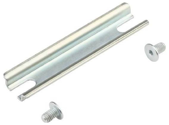 Weidmüller TS15X5 ST K2 Hutschiene Stahl Verzinkt (L x B x H) 90 x 15 x 7.5 mm 20 St.