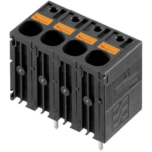 Weidmüller 2491640000 Schraubklemmblock 6 mm² Polzahl 4 Schwarz 80 St.