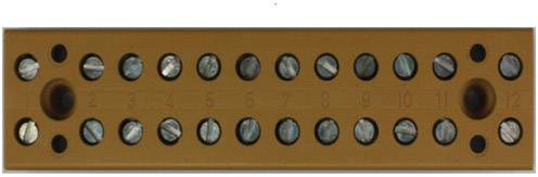 Weidmüller 0625320000 Klemmleiste 22 mm Schrauben Olivgrün 25 St.