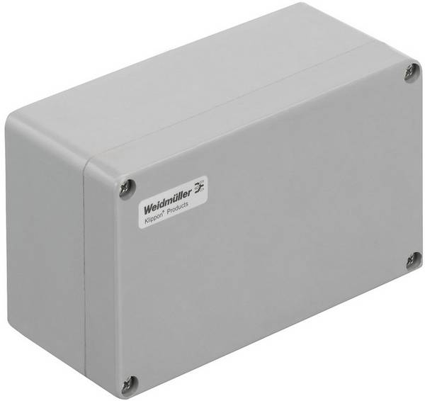 Weidmüller KLIPPON POK 122209 Universal-Gehäuse 220 x 120 x 90 Polyester Silber-Grau 1 St.
