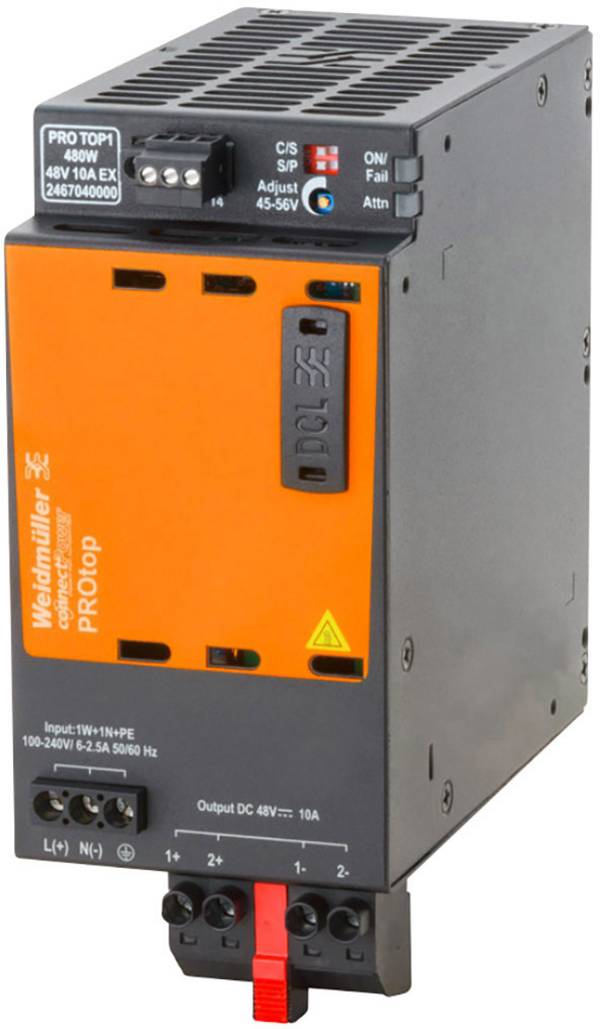 Weidmüller 2467040000 Schaltnetzgerät  48 V/DC 10 A 480 W   Inhalt 1 St.