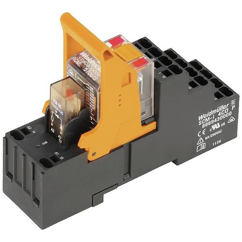 Weidmüller RCMKITP-I 230VAC 4CO AU Steckrelais Nennspannung: 230 V/AC Schaltstrom (max.): 6 A 4 Wechsler 10 St.