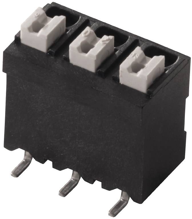 Weidmüller 1473580000 Schraubklemmblock 1.5 mm² Polzahl 3 Schwarz 180 St.