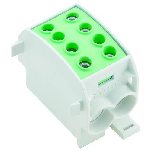 Weidmüller 1561790000 Verteilerblock Schrauben Grün 3 St.