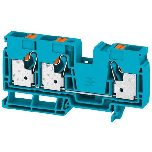 Weidmüller 2494080000 Durchgangsreihenklemme 12 mm Push-In-Klemme Blau 20 St.