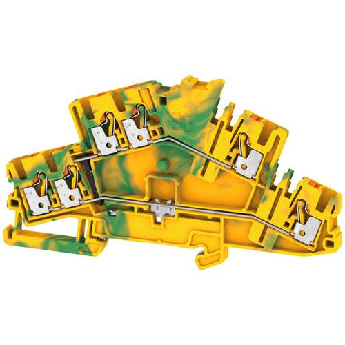 Thumbnail - Weidmüller 2531320000 Schutzleiterklemme 5.10 mm Push-In-Klemme Grün, Gelb 50 St.