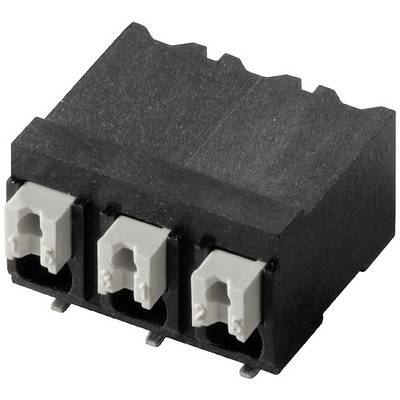 Schwarzer dreifacher Steckverbinder mit weißen Anschlüssen, üblicherweise in elektronischen Geräten zur Verbindung von Kabeln verwendet.