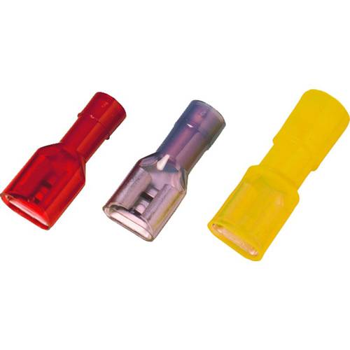 Weidmüller 1491860000 Flachsteckhülse Steckbreite: 2.8 mm Steckdicke: 0.5 mm Vollisoliert Rot 100 St.