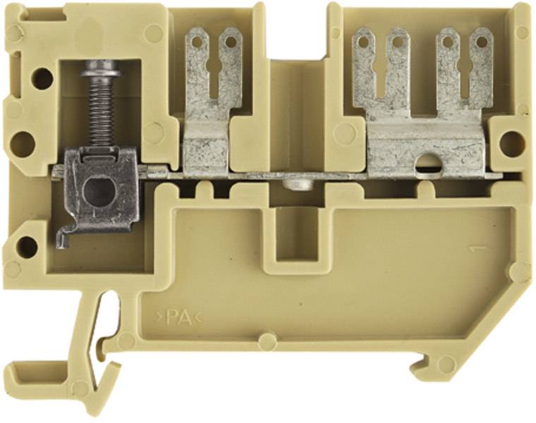 Weidmüller 0664960000 Durchgangsreihenklemme 6.50 mm Schrauben Beige 50 St.