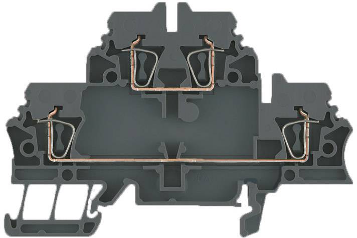 Weidmüller 1058690000 Durchgangsreihenklemme 5.10 mm Zugfeder Schwarz 50 St.