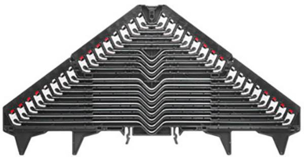 Weidmüller 1173620000 Rangierverteiler 9.20 mm Push-In-Klemme Schwarz 20 St.