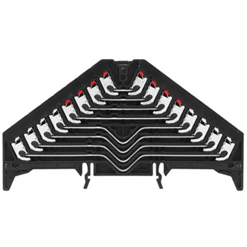 Weidmüller 1173790000 Rangierverteiler 9.20 mm Push-In-Klemme Schwarz 20 St.