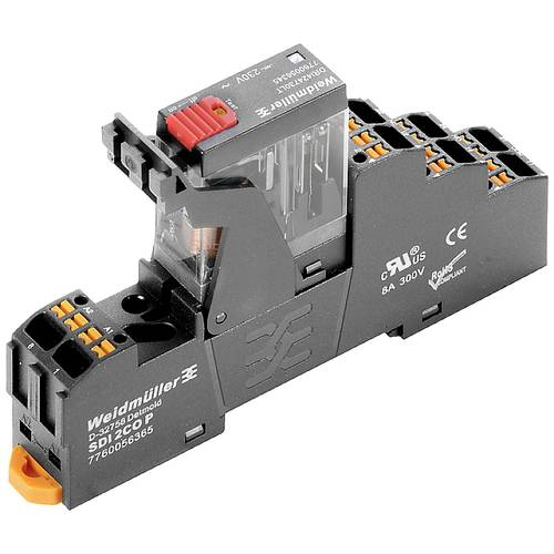 Thumbnail - Weidmüller DRIKITP115VAC 2CO LD/PB Relaisbaustein Nennspannung: 115 V/AC Schaltstrom (max.): 5 A 2 Wechsler 10 St.