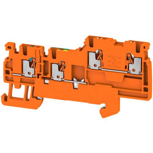 Thumbnail - Weidmüller 2579580000 Durchgangsreihenklemme 3.50 mm Push-In-Klemme Orange 100 St.