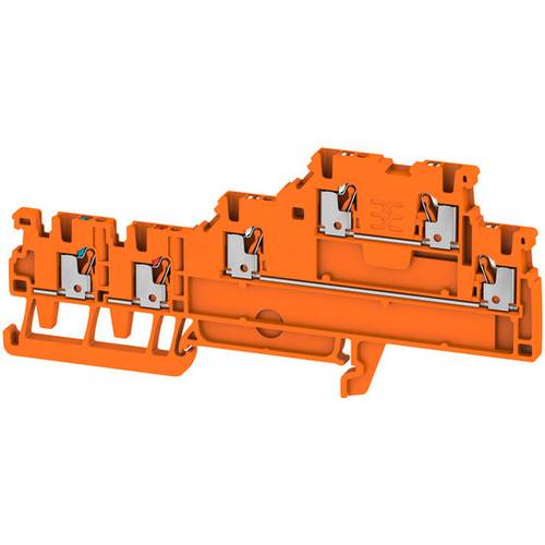 Weidmüller 2579620000 Durchgangsreihenklemme 3.50 mm Push-In-Klemme Orange 100 St.