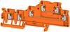 Weidmüller 2579620000 Durchgangsreihenklemme 3.50 mm Push-In-Klemme Orange 100 St.
