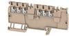 Weidmüller 2623920000 Durchgangsreihenklemme Push-In-Klemme, Steckanschluss Dunkelbeige 50 St.