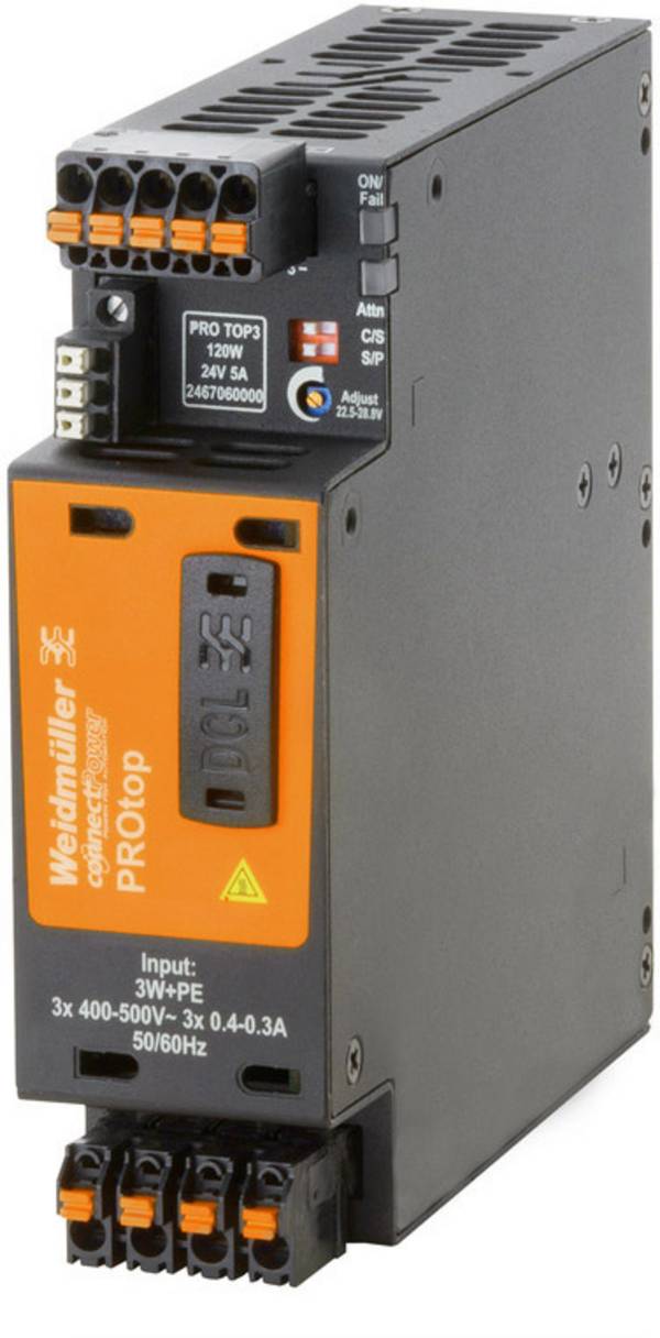 Weidmüller 2467060000 Schaltnetzgerät  24 V/DC 5 A 120 W   Inhalt 1 St.