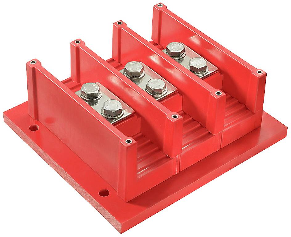 Weidmüller 2540690000 Hochspannungsklemme 240 mm Schrauben Rot 1 St.