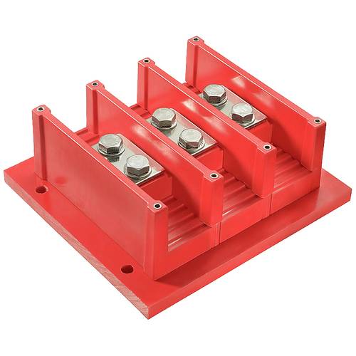 Weidmüller 2540690000 Hochspannungsklemme 240 mm Schrauben Rot 1 St.