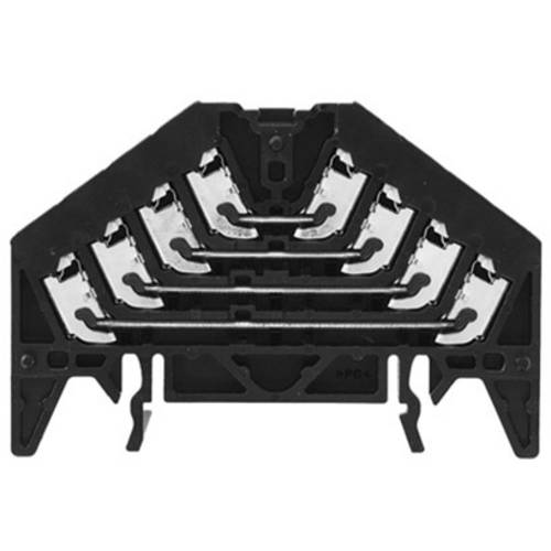 Weidmüller 1173840000 Rangierverteiler 9.20 mm Push-In-Klemme Schwarz 20 St.