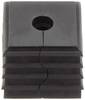 Weidmüller CABTITE SE 5-6 SML BK Dichteinsatz mit Zugentlastung, geschlitzt, offen, halogenfrei, wasserdicht Montageloch-Durchmesser 6 mm Klemm-Ø (max.) 6 mm TPE (Geruchneutrales Spezialgummigemisch) Tief-Schwarz 10 St.