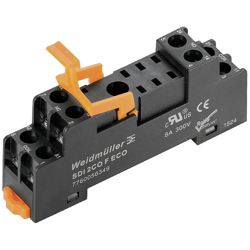 Thumbnail - Weidmüller SDI 2CO F ECO Relaissockel (B x H) 15.8 mm x 73.3 mm 10 St.