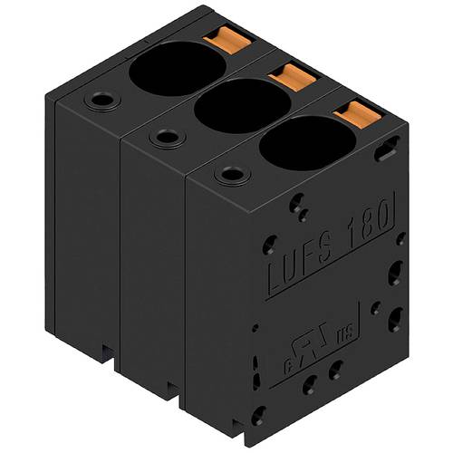 Weidmüller 2492120000 Schraubklemmblock 16 mm² Polzahl 3 Schwarz 40 St.
