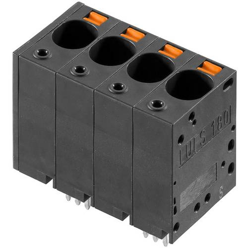 Weidmüller 2492130000 Federkraftklemmblock 16 mm² Polzahl 4 Schwarz 30 St.