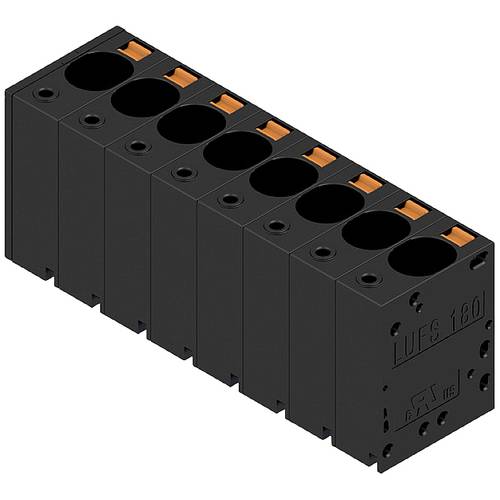 Weidmüller 2492170000 Federkraftklemmblock 16 mm² Polzahl 8 Schwarz 10 St.