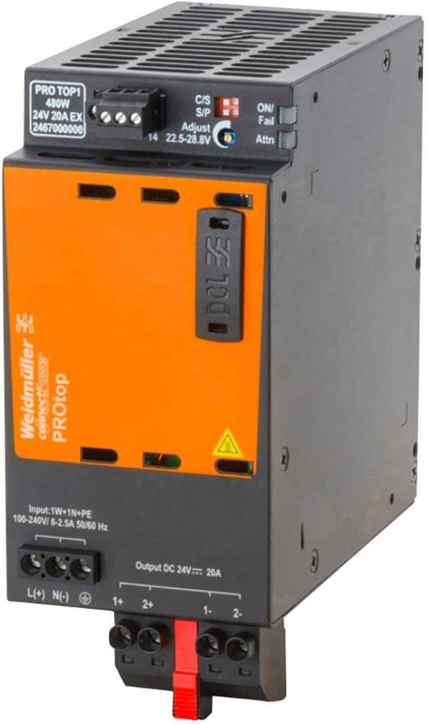 Weidmüller 2467000000 Schaltnetzgerät  24 V/DC 20 A 480 W   Inhalt 1 St.