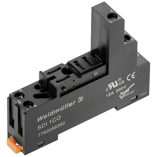Thumbnail - Weidmüller SDI 1CO Relaissockel (B x H) 15.8 mm x 80.2 mm 10 St.