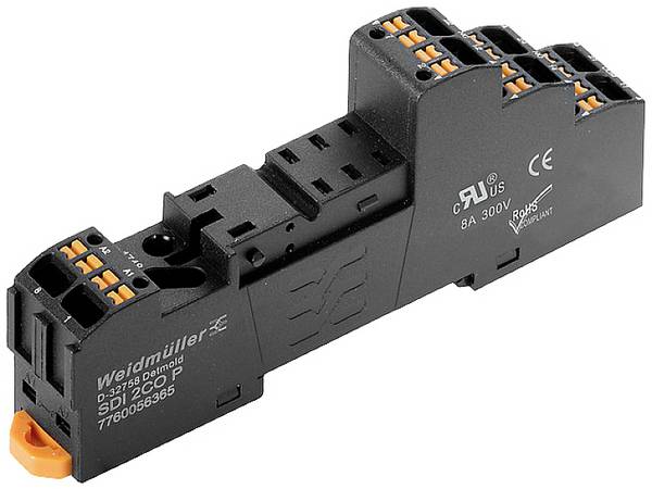 Weidmüller SDI 2CO P Relaissockel (B x H) 15.9 mm x 102.1 mm Piece 20 St.