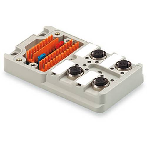 Thumbnail - Weidmüller SAI-4-M 5P M12 OL UT 1800001000 Sensor/Aktorbox passiv M12-Verteiler mit Metallgewinde 2 St.