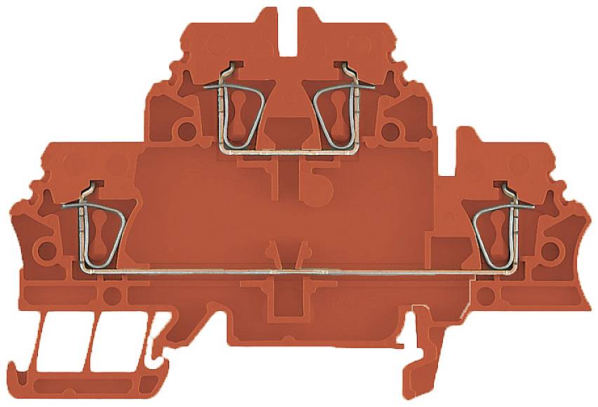 Weidmüller 1058670000 Durchgangsreihenklemme 5.10 mm Zugfeder Rot 50 St.