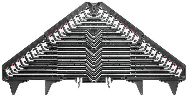 Weidmüller 1173650000 Rangierverteiler 9.20 mm Push-In-Klemme Schwarz 20 St.