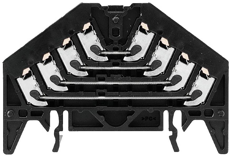 Thumbnail - Weidmüller 1173820000 Rangierverteiler 9.20 mm Push-In-Klemme Schwarz 20 St.