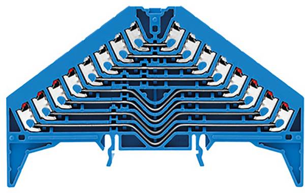 Weidmüller 1173900000 Rangierverteiler 9.20 mm Push-In-Klemme Blau 20 St.