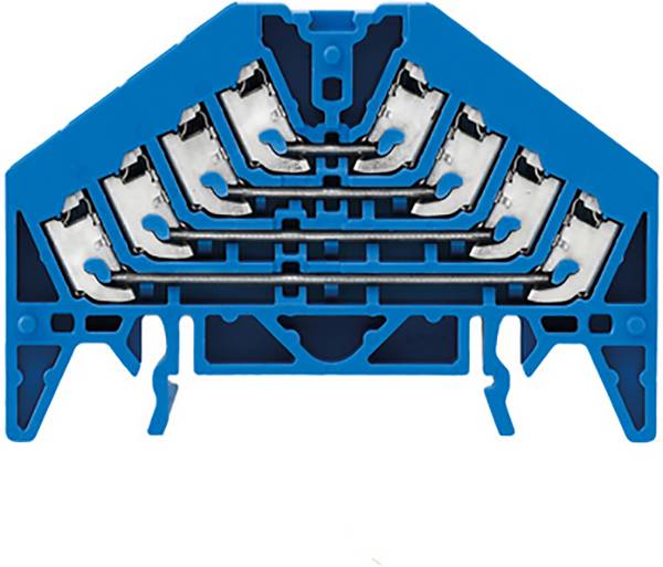 Weidmüller 1173930000 Rangierverteiler 9.20 mm Push-In-Klemme Blau 20 St.