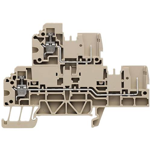 Weidmüller 1305290000 Doppelstock-Durchgangsklemme 5.10 mm Schrauben Beige 50 St.
