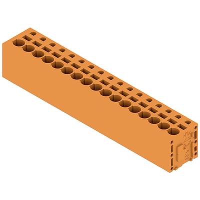 Weidmüller 1331610000 Federkraftklemmblock 2.5 mm² Polzahl (num) 17 Orange 15 St. 
