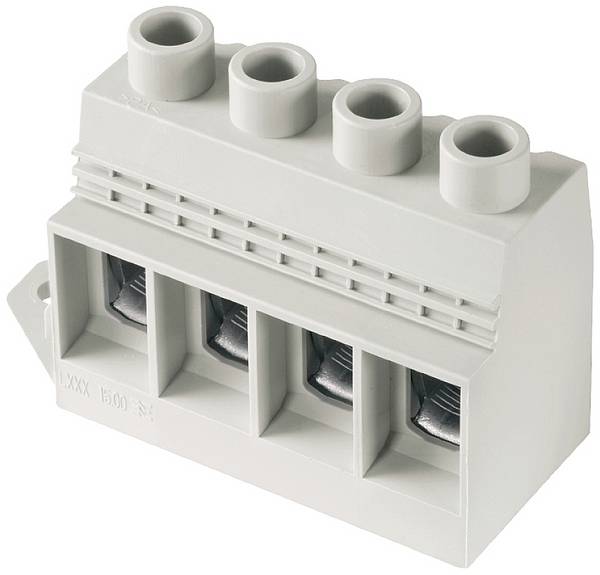 Weidmüller 1386500000 Schraubklemmblock 35 mm² Polzahl 6 Kiesel-Grau 12 St.