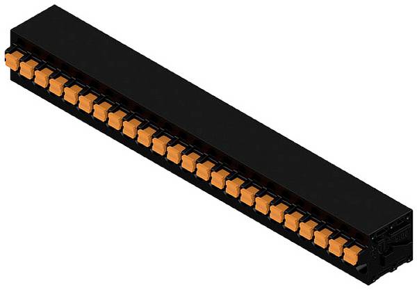 Weidmüller 1425020000 Schraubklemmblock 2.5 mm² Polzahl 24 Schwarz 10 St.