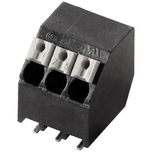 Weidmüller 1473410000 Schraubklemmblock 1.5 mm² Polzahl 10 Schwarz 210 St.