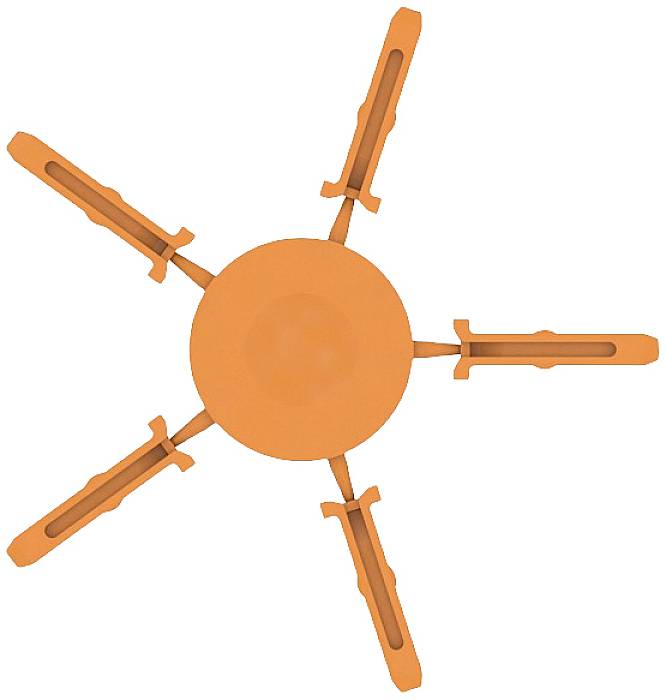 Weidmüller 1514490000 Kodierelement Orange 50 St.