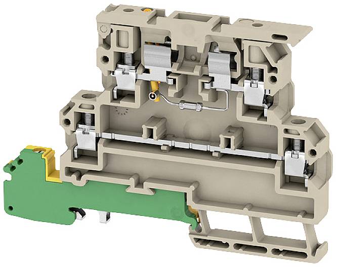 Weidmüller 1518370000 Sicherungsdurchführungsklemme 8 mm Schrauben Beige 50 St.