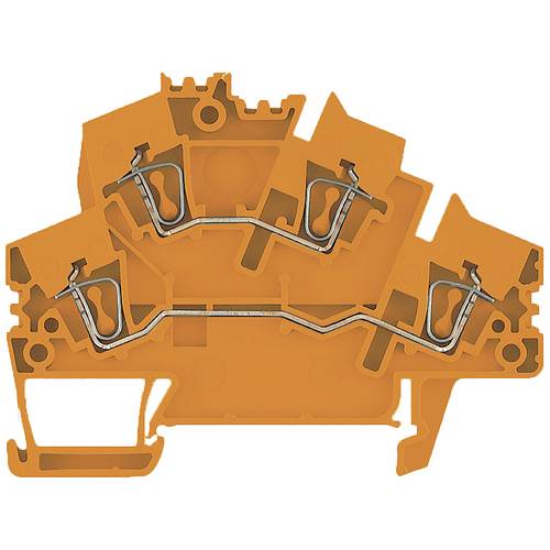 Thumbnail - Weidmüller 1831260000 Durchgangsreihenklemme 5.10 mm Zugfeder Orange 50 St.