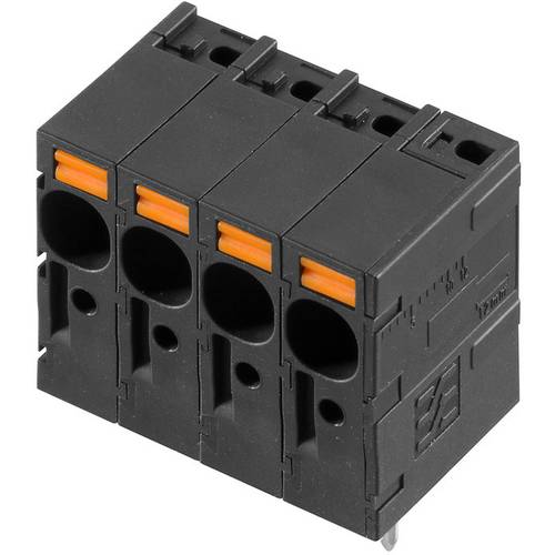 Weidmüller 2473020000 Schraubklemmblock 6 mm² Polzahl 4 Schwarz 80 St.