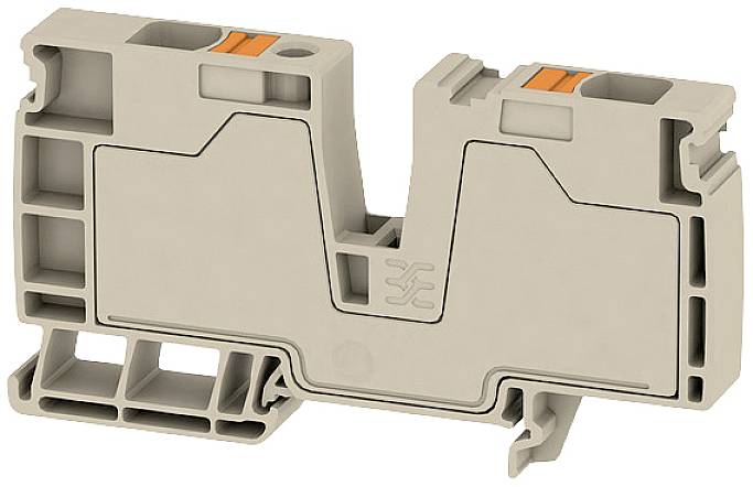 Weidmüller 2502280000 Durchgangsreihenklemme 12 mm Push-In-Klemme Beige 20 St.